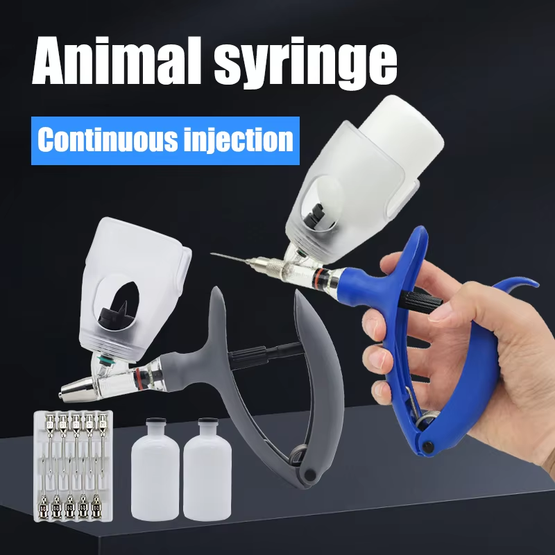 Veterinary Syringe Gun - 2/5ml Automatic Syringe Poultry Veterinary Continuous