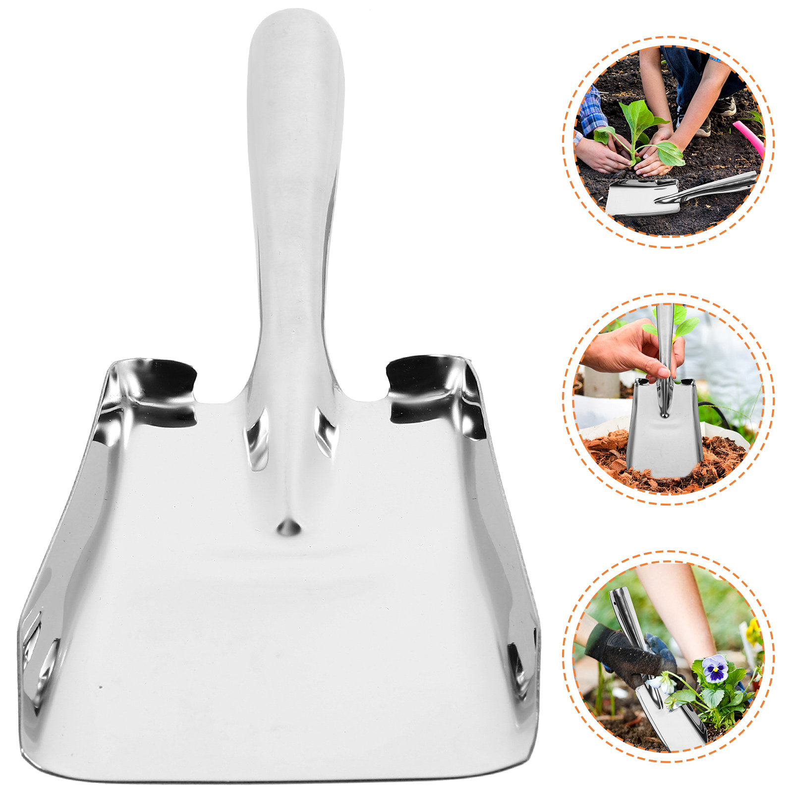 Thicken Stainless Steel Shovel - đánh giá và giá Vegetable Transplanter
